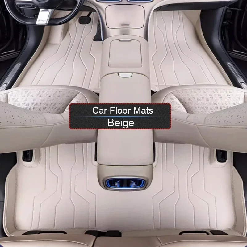 For SMART #1 2023-Present Custom Nappa Leather Anti-Slip Car Foot Protect Mat Auto Luxury Waterproof Floor Pad Accessory
