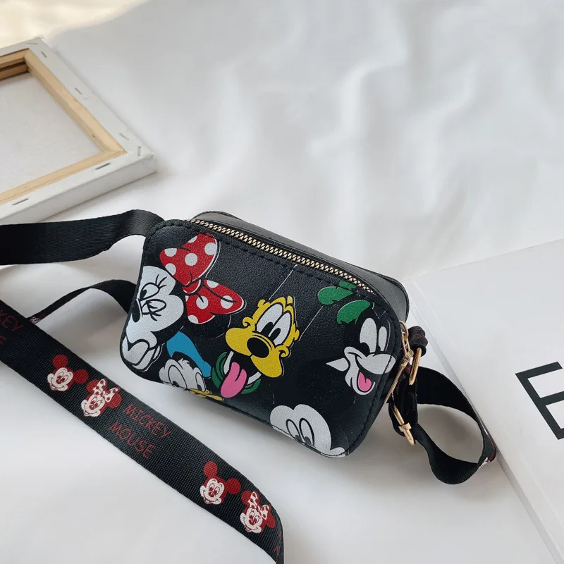 Women Crossbody Bags Disney Cartoon Shoulder Bag for Girls Kids Cute Mickey Mouse Fashion Printed Handbag Children\'s Gifts