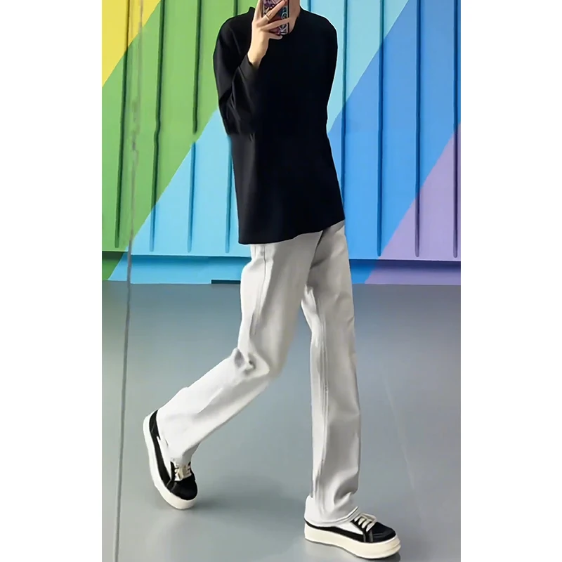 

Мужские джинсы Cleanfit ey Cement e Slim Fit, прямые, молодежные, модные, длинные брюки со средней посадкой на молнии