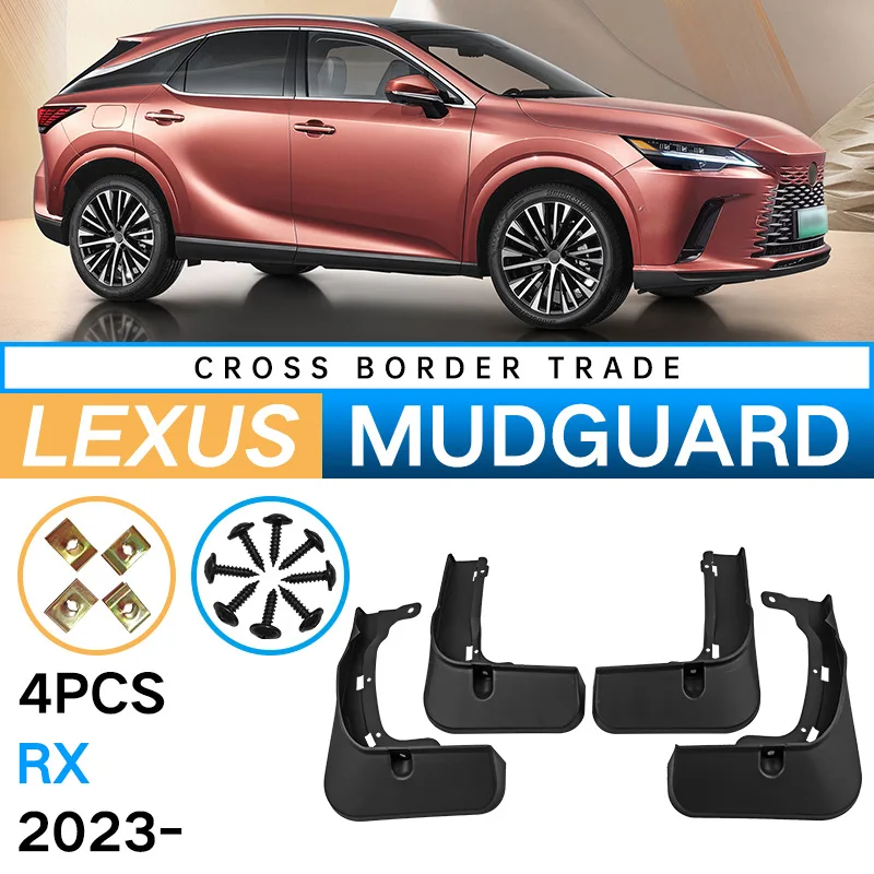 

car tire mud guard modification Suitable for Lexus RX 2023 auto mudguards