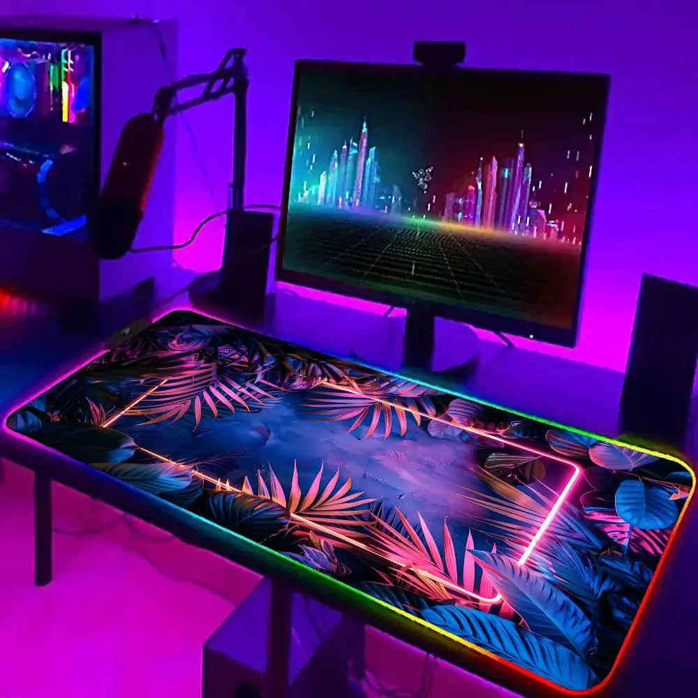 

RGB неоновый лист коврик для мыши компьютерные новые коврики для мыши коврик для клавиатуры коврик для мыши геймер мягкий офисный ковер настольный коврик настольный большой коврик для мыши