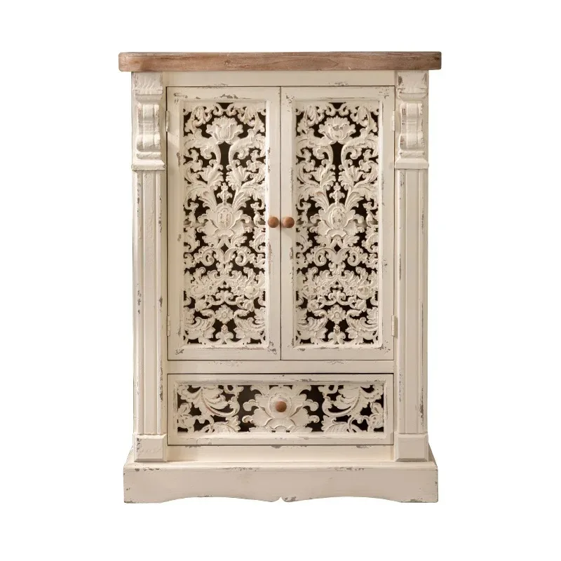 

Carved lockers Living room against the wall Multifunctional side cabinets Lockers