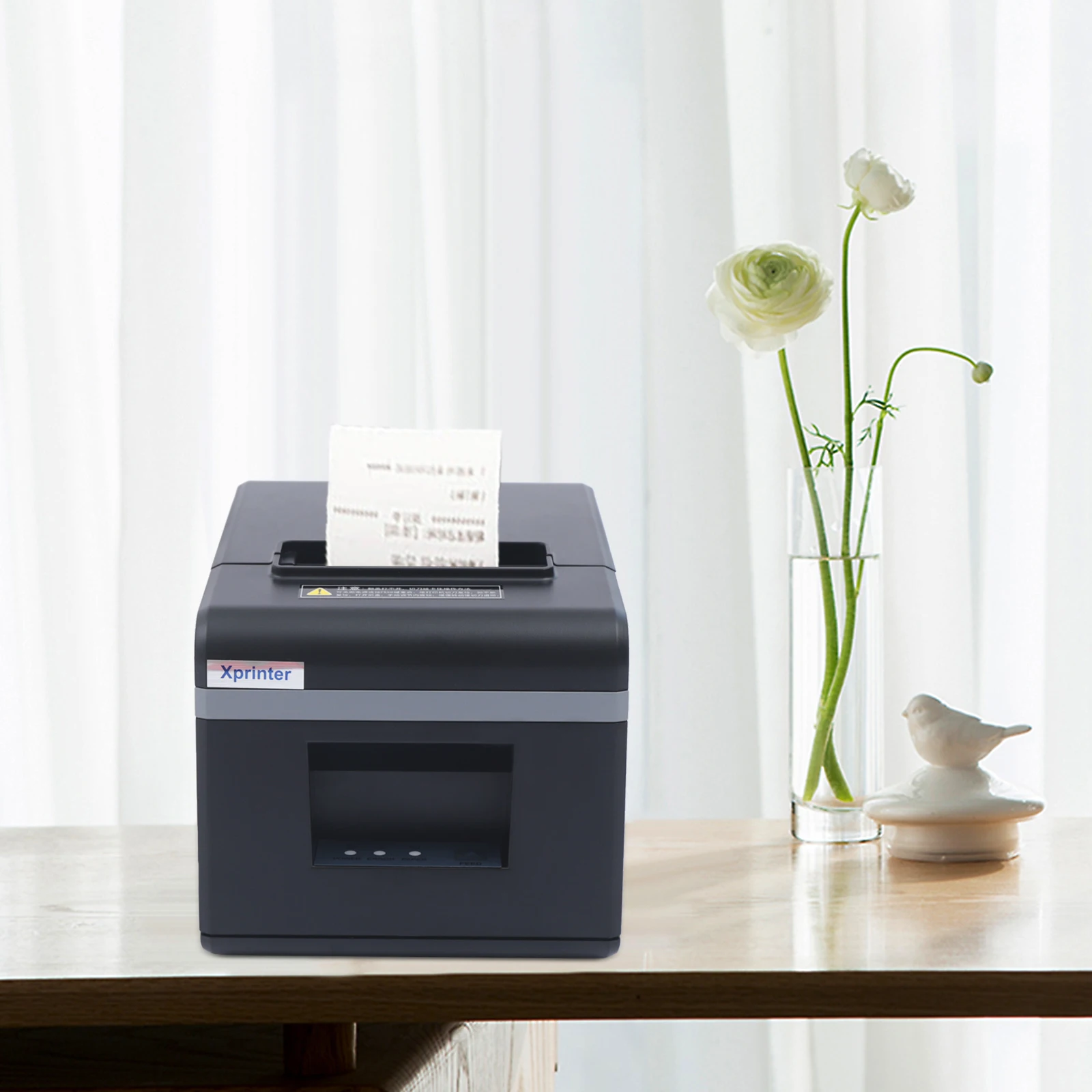 POS Thermal Interfaces Printer, Thermal Paper Rolls, Auto Cutter, Cash Drawer Port, Works on Windows XP, 7, 8, 8,. 1/10