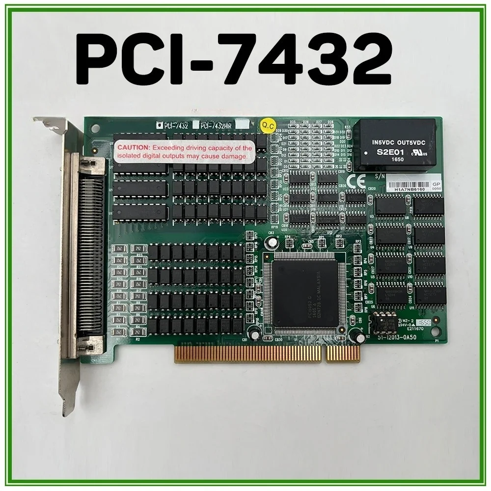 64-Channel Isolated High-Speed Digital IO Card Capture Card PCI-7432