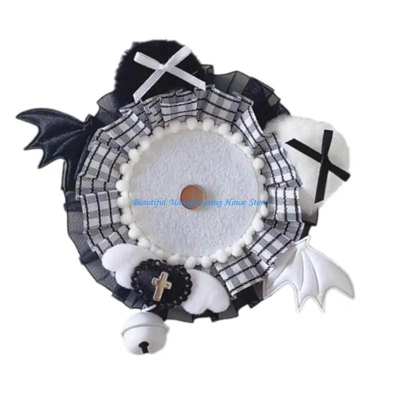 

E56A Creative Lace Badge Stand with Adornments Brooch Pin Display Tray