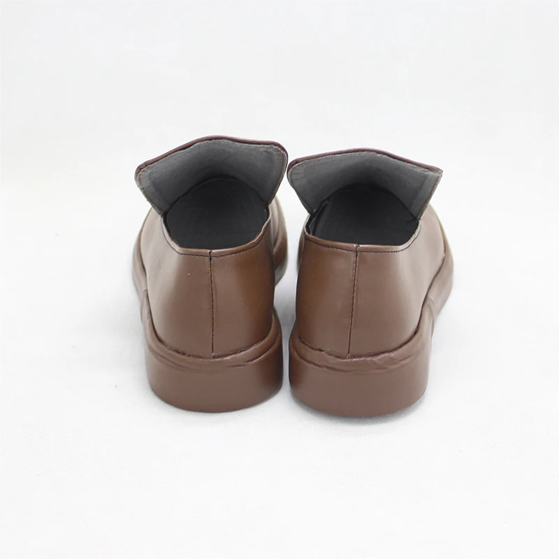 Akame Ga Kill ! Night Raid Lubbock Cosplay Shoes Brown PU Shoes Halloween Carnival Boots Custom Made Any Size