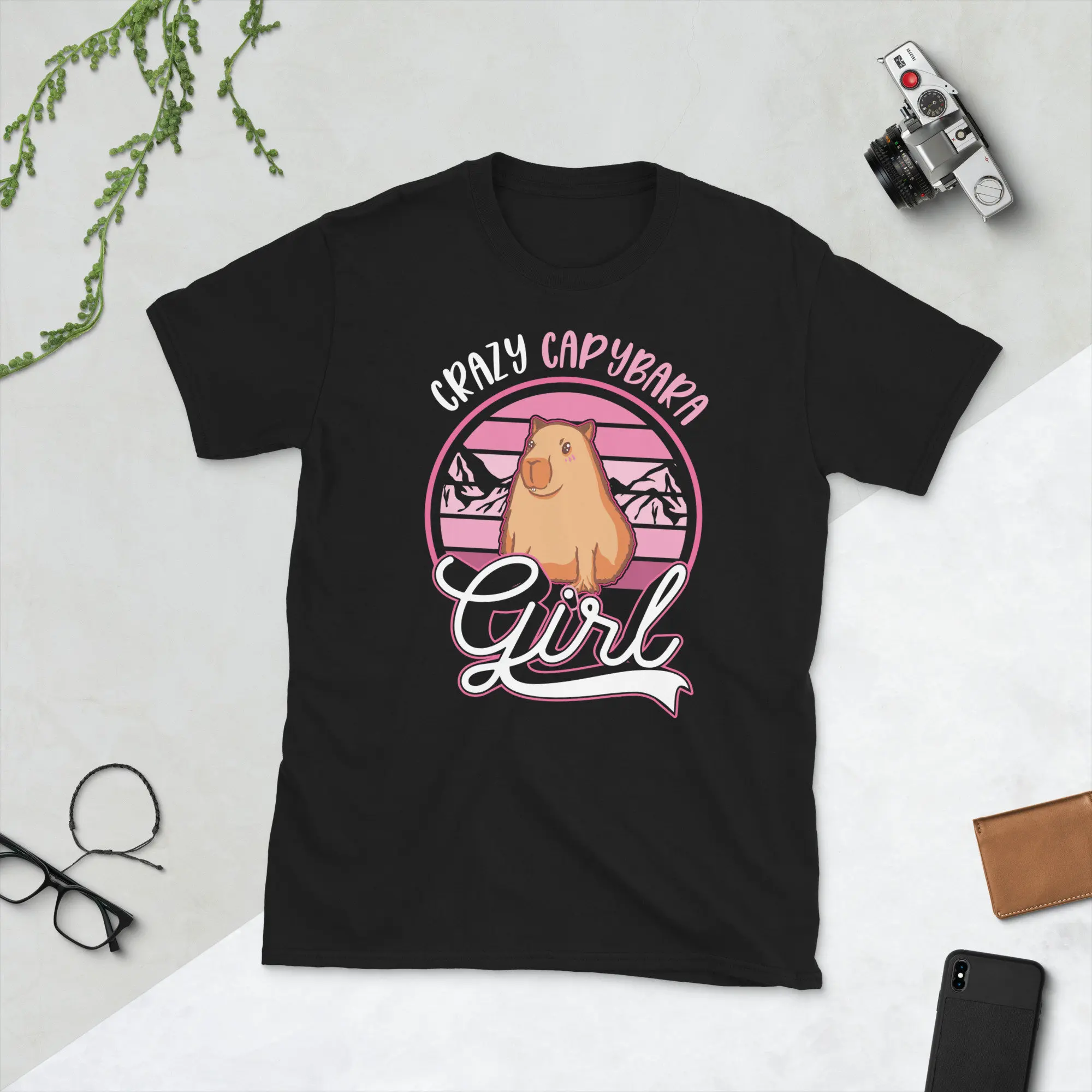 Funny Capybara T Shirt Men Capibara