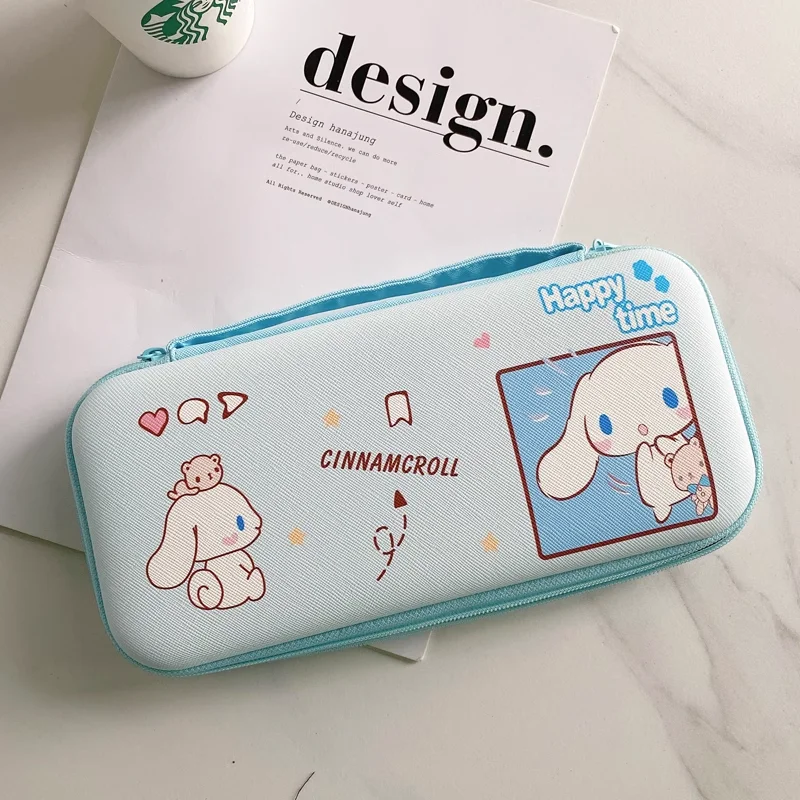 

Anime Sanrio Cinnamoroll Storage Bag Shockproof Case for Nintendo Switch OLED Lite Cute Game Card Holder for Girls Cartoon New