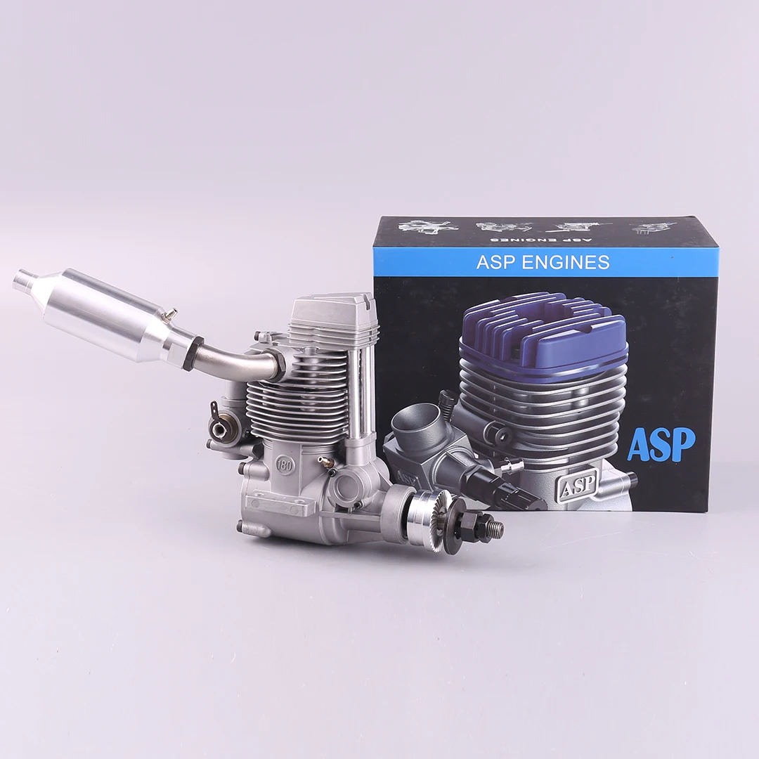 

Метаноловый двигатель ASP FS180AR, 180-ступенчатая модель с четырьмя импульсами, 30 куб.см, масляный самолет с фиксированным крылом и дистанционным управлением