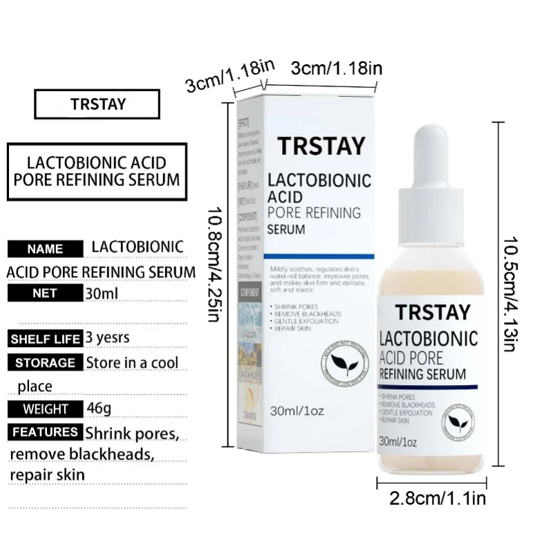 Instant Perfection Serums Facial Lactobionic Acid Skin Care Face Serums Reduce Wrinkles Fine Eye Essence Firming Lifting