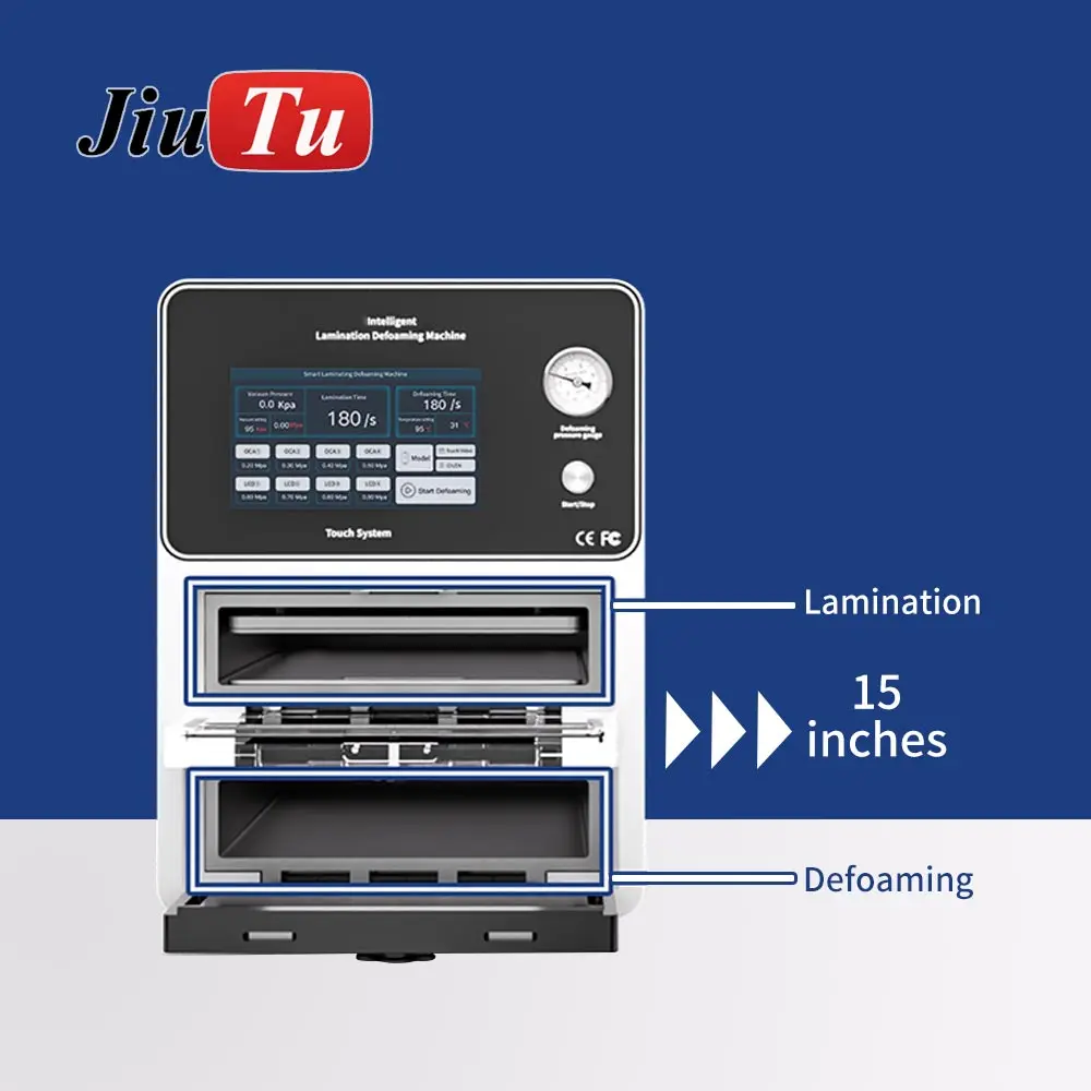 15 Inch 3 In 1 Smart Laminating Defoaming Equipment for Phone Curved / Straight Screen and Tablet Computer LCD Repair