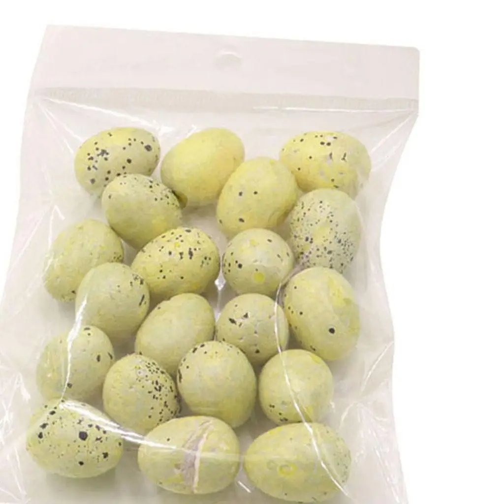 

Easter Craft Artificial Bird Eggs 20pcs Foam Balls for Home Decoration Sympathy Flowers DIY Accessories