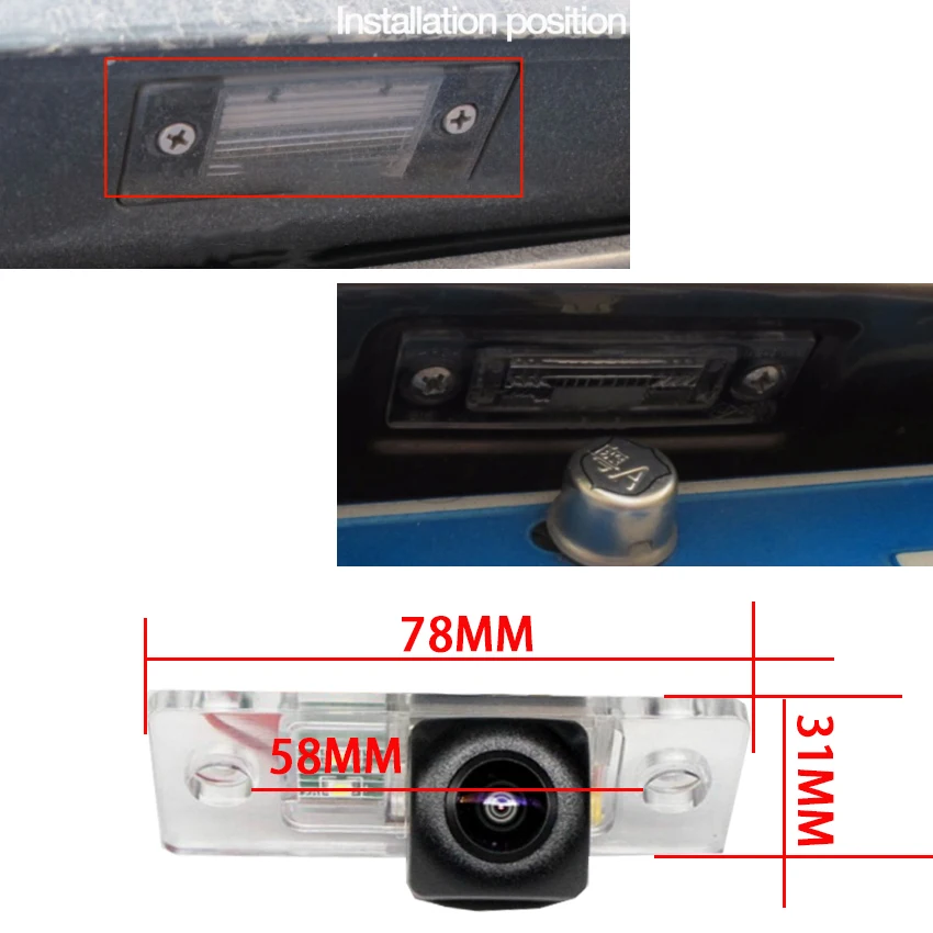 For Volkswagen Touran Golf Touran 2003~2010 HD CCD Night Vision Reversing Back up Camera Car Parking Camera Rear View Camera