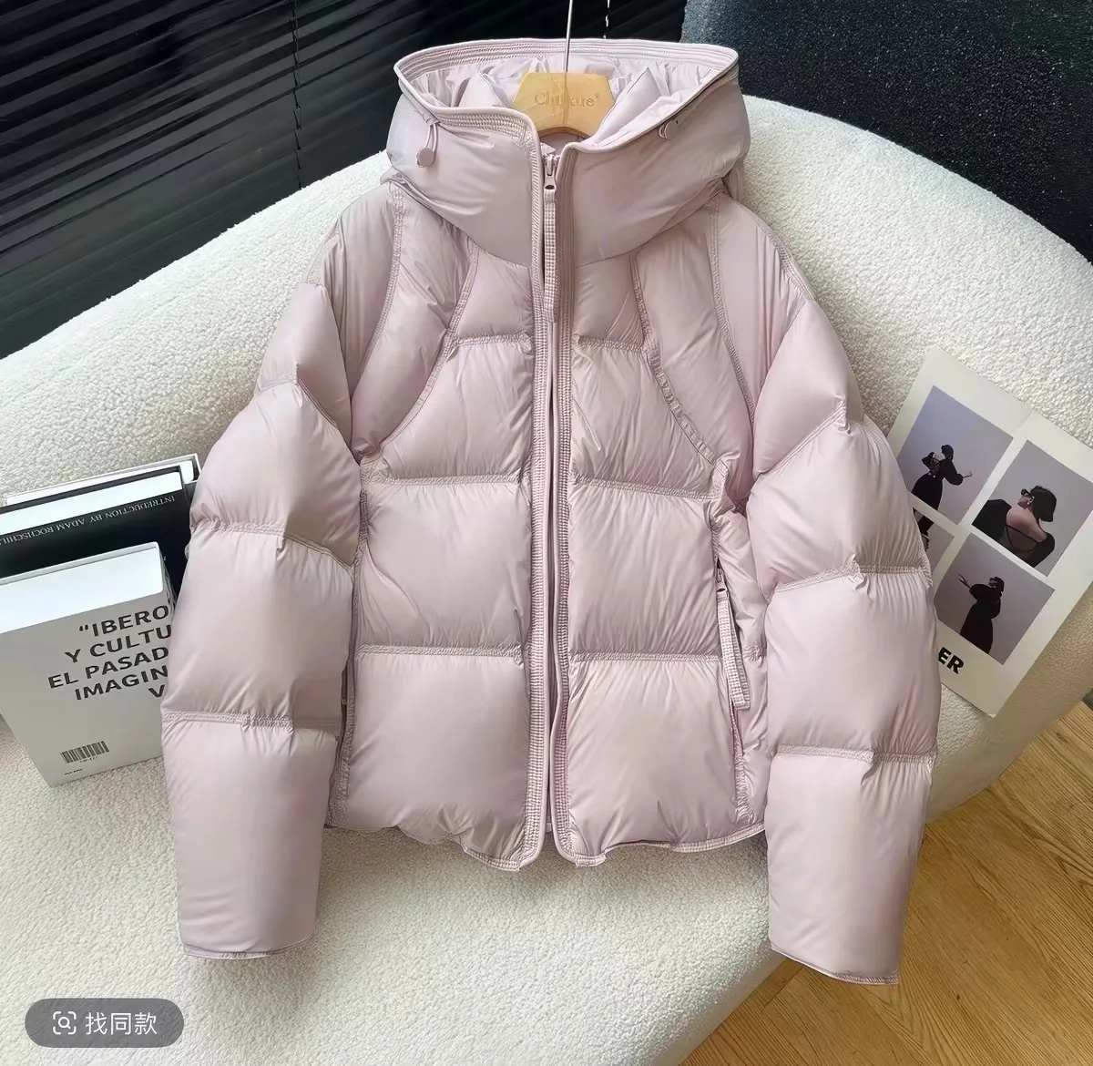 Cloud Puff Hooded Women's Parkas Fall Winter Korean Style Design Fashion Cotton Woman Parkas Padded Jacket Coat Black Whithe