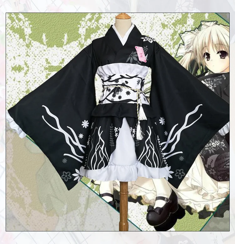 

Edge Of The Sky Kasuga Wild Dome Dome Sister Summer Festival Kimono Yukata Lolita Cute Cospaly Clothing