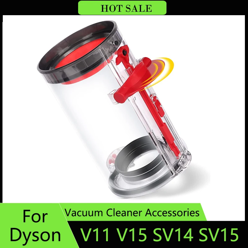 Dust Bin Replacement for Dyson V11 V15 SV14 SV15 SV22 Vacuum Cleaner Canister Vacuum Bin Replacement