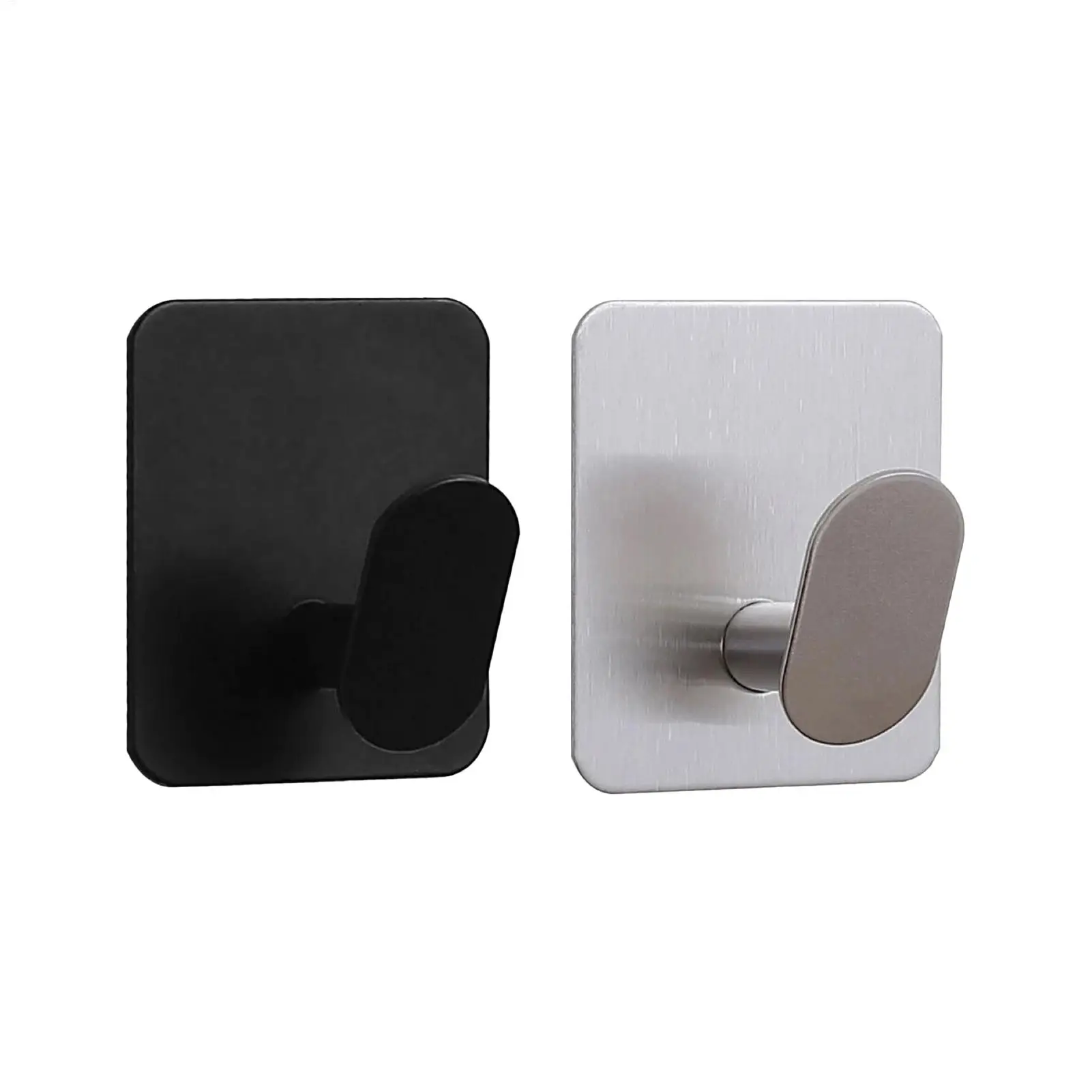 1 Stück Edelstahl-Badezimmer-Kleiderhaken, selbstklebender Wandhaken, Handtuchhalter, Badezimmer- und Küchenzubehör, Mehrzweck-Aufhängehaken