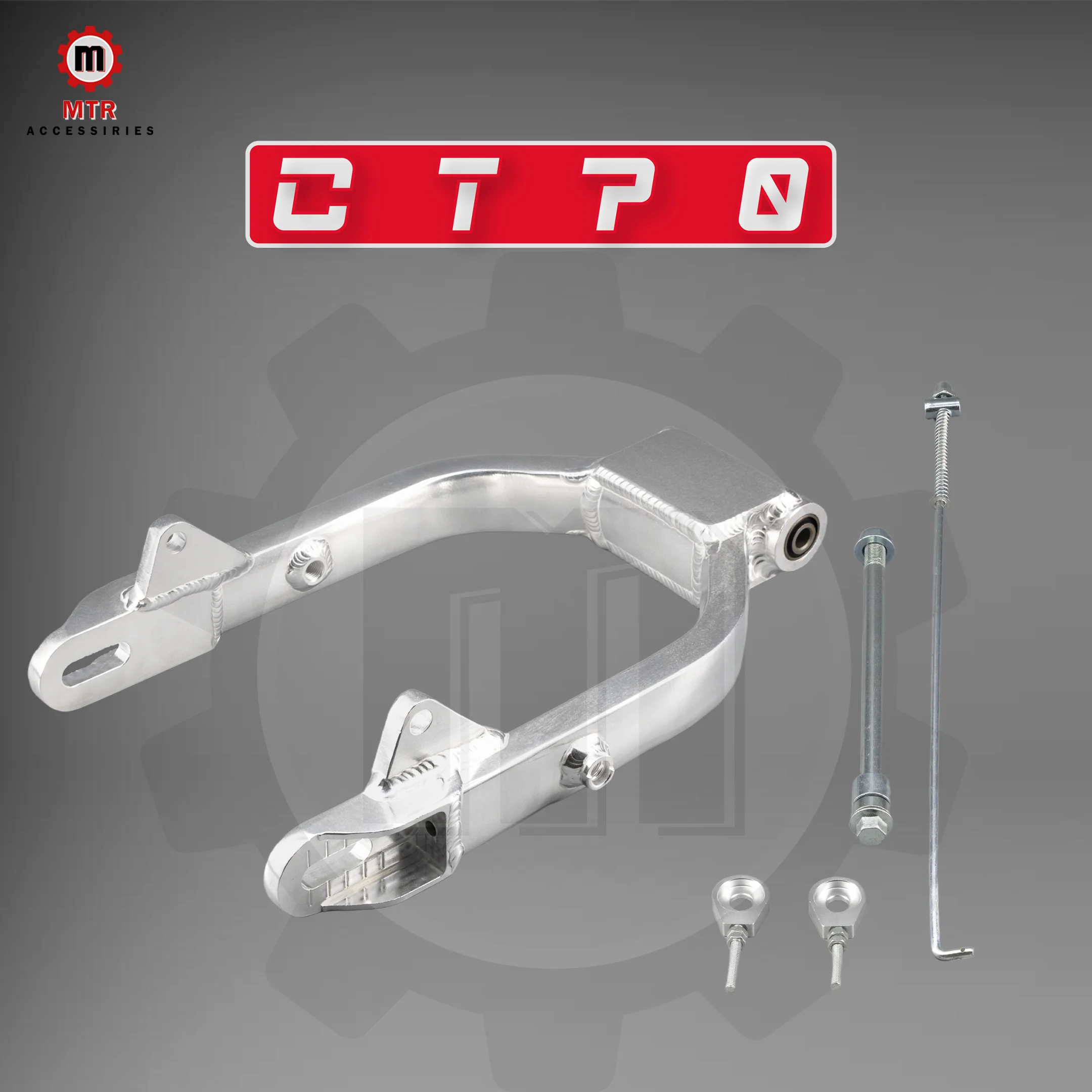 12 بوصة سوينغ الذراع CT70 الخلفية سوينغ الذراع DAX الخلفية شوكة الألومنيوم DAX CT70 أجزاء الدراجات النارية الملحقات #1