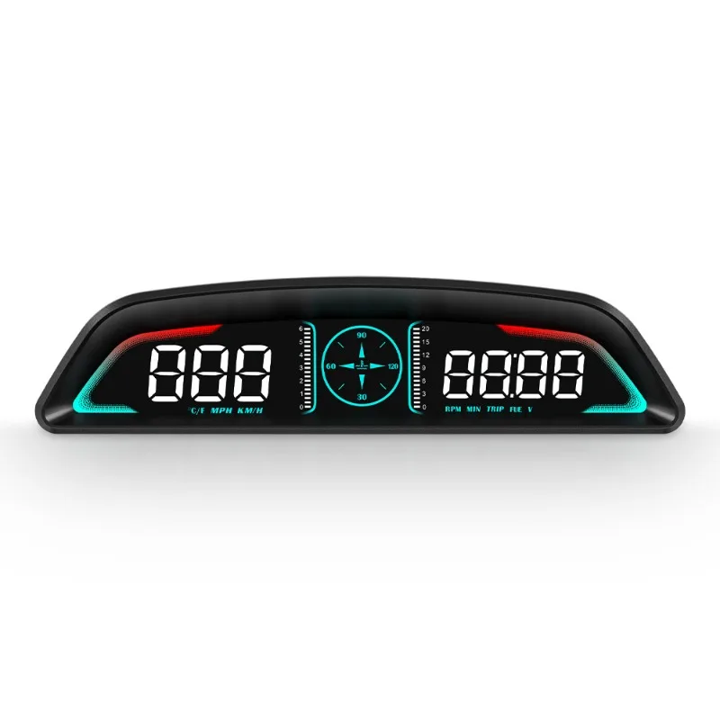 

AD Car B3 OBD HUD G3 GPS HUD Проекционный дисплей Цифровой спидометр Будильник превышения скорости Об/мин Напряжение Датчик температуры воды