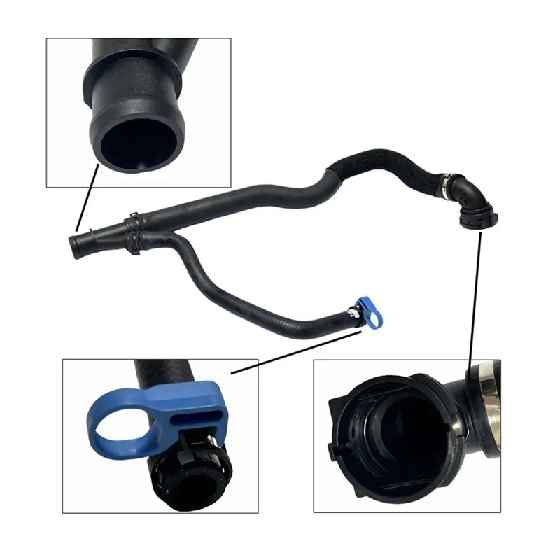~A61Z Engine Coolant Tube T4A2946 Radiator Bottom Hose Cooling Water Pipe For Jaguar F-Pace XFL XEL 2.0L HK838286HB