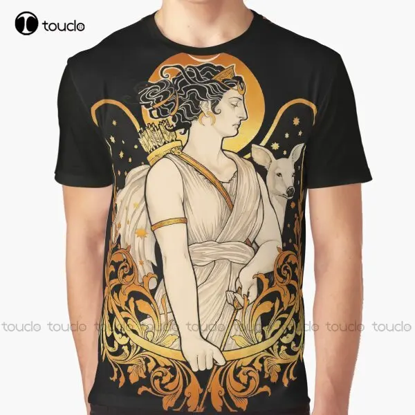 Artemis Graphic Diana Artemis Artemisa T-Shirt Custom Aldult Teen Unisex Digital Printing Tee Shirts Custom Gift Xxs-5Xl