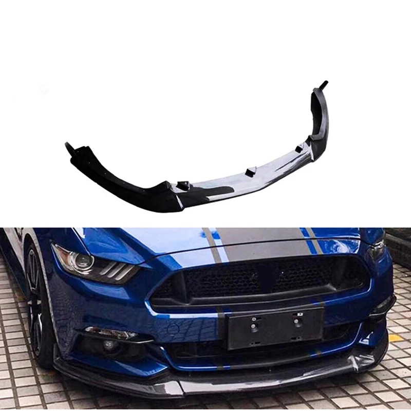 

Carbon Fiber for Ford Mustang 15-22 Front Lip,Perfect installation