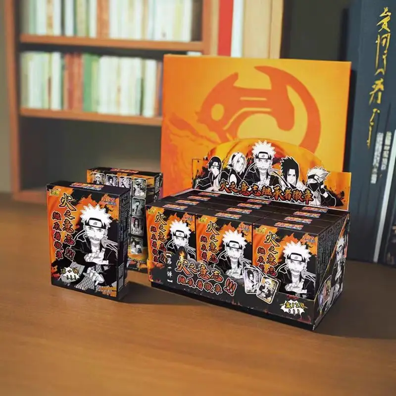 KAYOU Naruto Rubber Figure Card Set 1st Ed Official Anime Peripherals Core Characters Friendly Anime IP Goods Collector Focused
