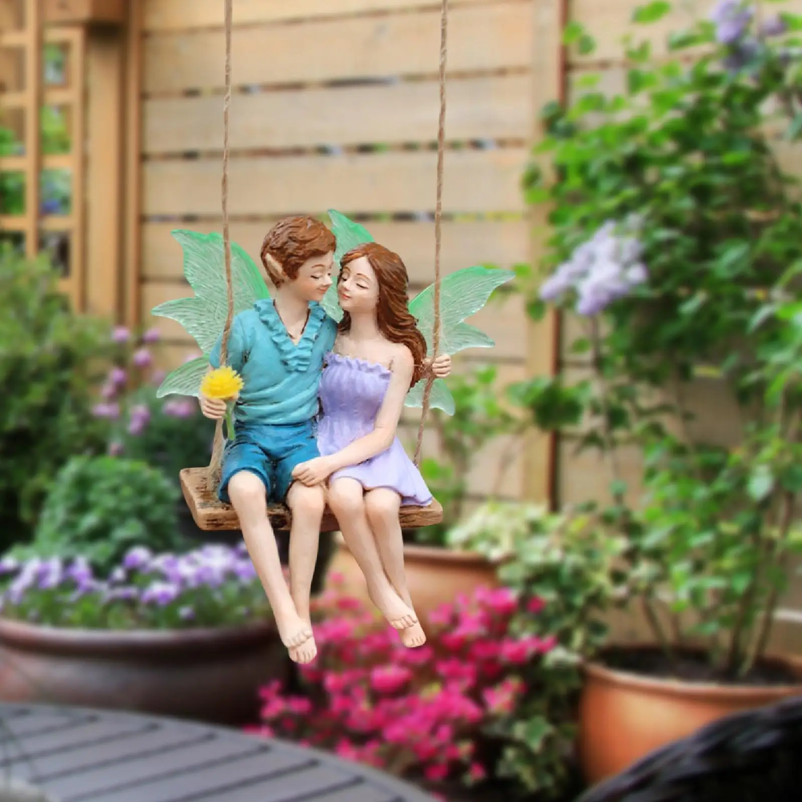 

Fairy Garden Accessories Miniature Figurines Resin Statue Landscape Ornament for