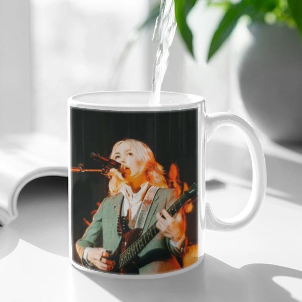 Singer Phoebe Bridgers Music Album Hot Songs Movie Free shipping 11OZ Coffee Mug Beer Mugs Tea Milk Cup For coffee Gift