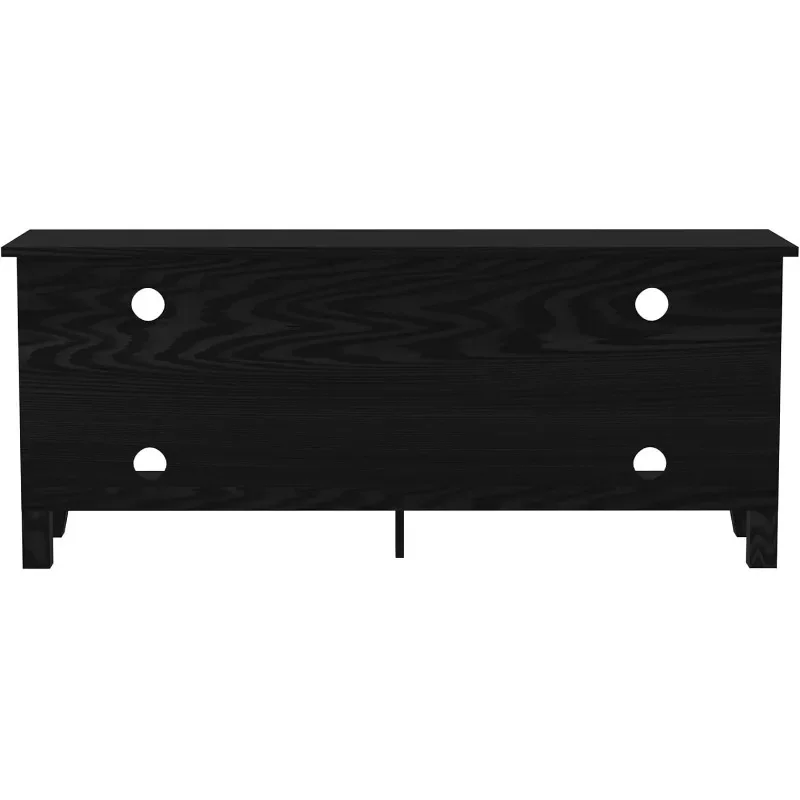 Supporto TV Walker Edison Wren Classic 4 Cubby Fireplace per TV fino a 65 pollici, 58 pollici, nero