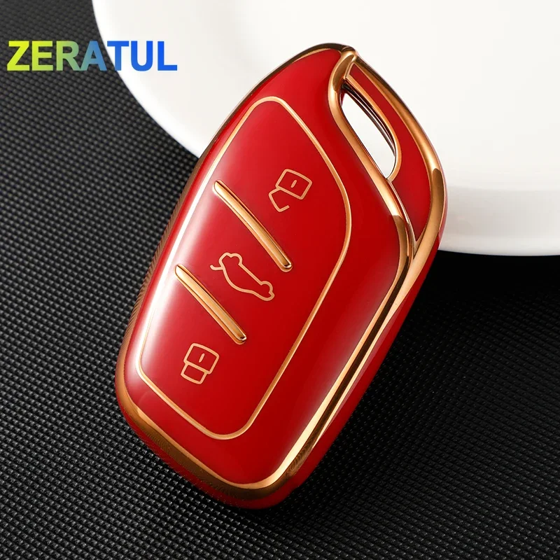 For Roewe RX5 i6 i5 RX3 RX8 ERX5 For MG ZS EV MG6 EZS HS EHS 2019 2020 TPU Car Remote Smart Key Cover Case Shell Holder