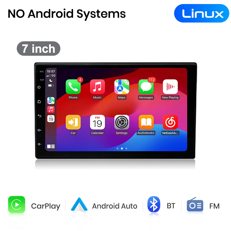 Junsun 7 9 10 "Android 2 Din Universele Autoradio Radio Multimedia Speler CarPlay Auto Intelligente Systemen GPS navigatie BT DSP