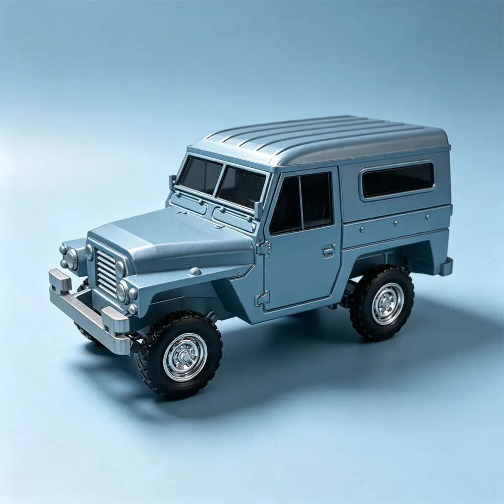 Hardcore off-road themed static display item, command team scene, resin model of off-road jeep, 3D printed statue, not colored