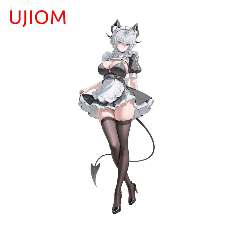 UJIOM Sweet Maid Wuthering Waves Zani Wall Stickers Creative Bookshelf Computer Case Cupboard Decals Self-adhesive Bedroom Mural