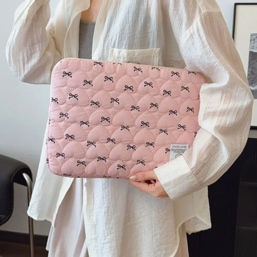 1 قطعة القوس طباعة الحب التطريز حقيبة لابتوب 11 بوصة/14 بوصة/15 بوصة حقيبة حاسوب حماية حافظة كمبيوتر محمول حقيبة كمبيوتر