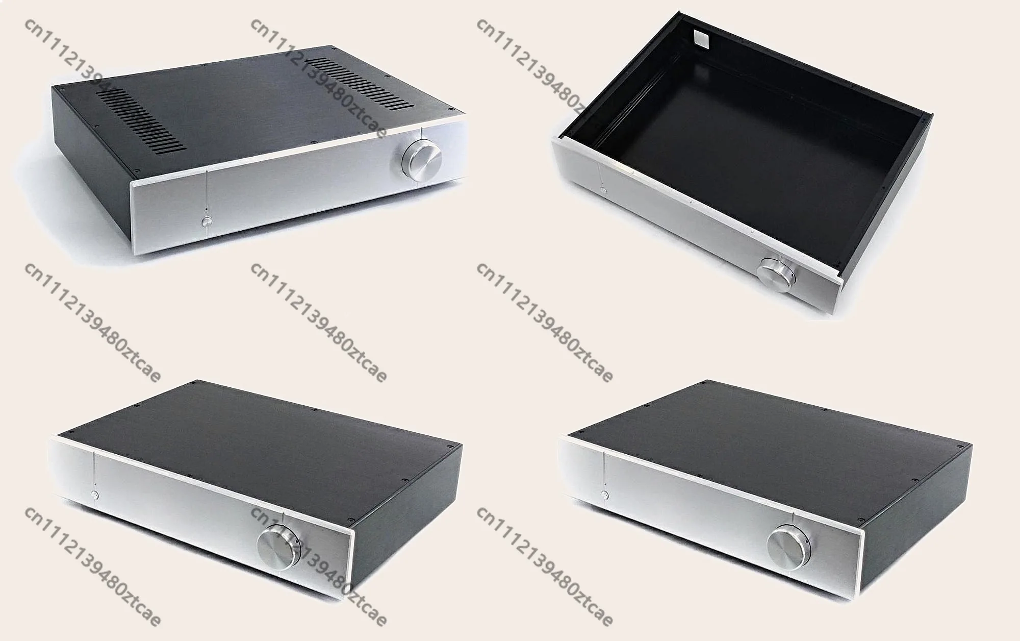 Full Aluminum Preamplifier Chassis DIY Amplifier Box Power Amp Shell