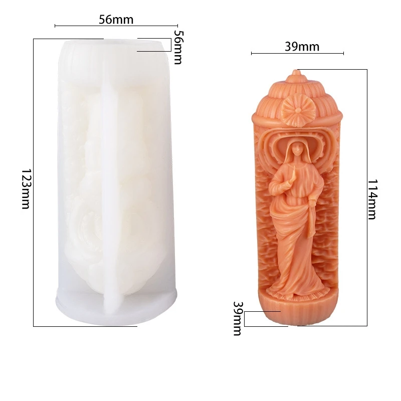 Plaster Mold Decorative Decorative Ornaments Mold Fragrance Diffuser Stone Handmade Aroma Diffuser Mold For Diy Project Gift