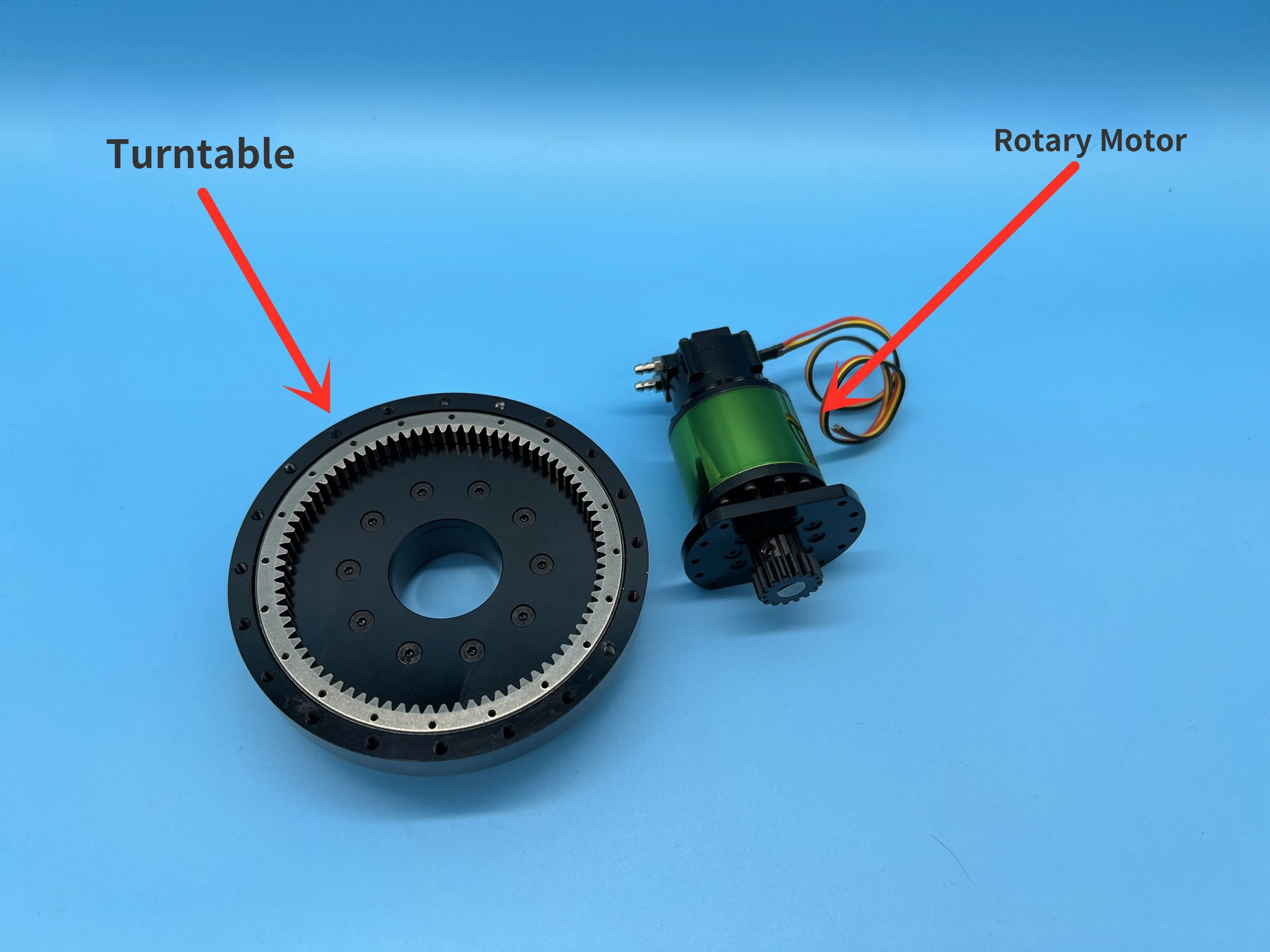 Turntable with Rotary Motor for 1/14 Series Dedicated RC Model Hydraulic Excavator Rotary