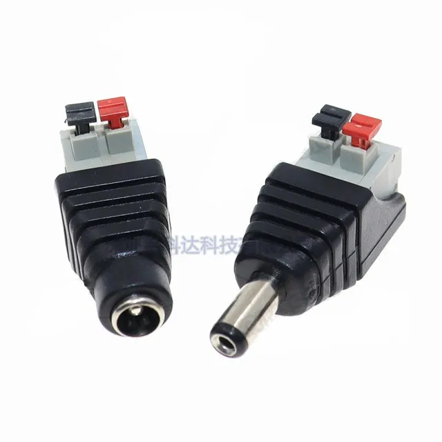 

Новый адаптер питания постоянного тока с кнопочным управлением, светодиодный индикатор, разъем питания 12В, DC5.5 * 2.1мм, штекер/гнездо.