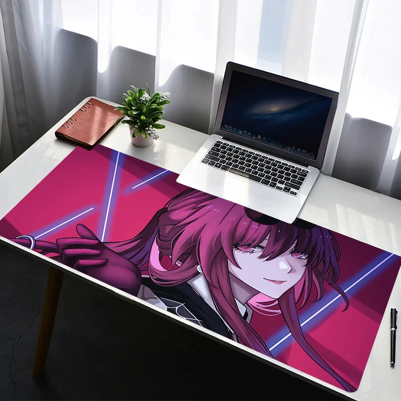 

Mouse Pad Laptop Non Slip Extended Desktop Mouse Mat PC H-honkai Star Rail Kafka Anime Keyboard Pad Gaming Accessories Mousepad