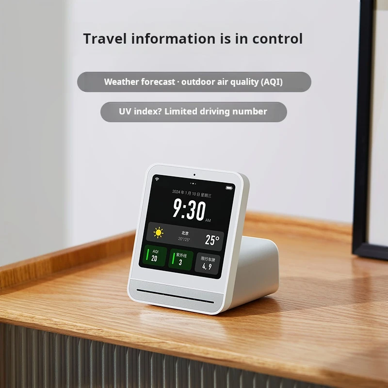 Qingping-Detector de aire con pantalla táctil, Sensor de temperatura y humedad, Monitor de calidad PM2.5, CO2, para Xiaomi Mijia Smart Home