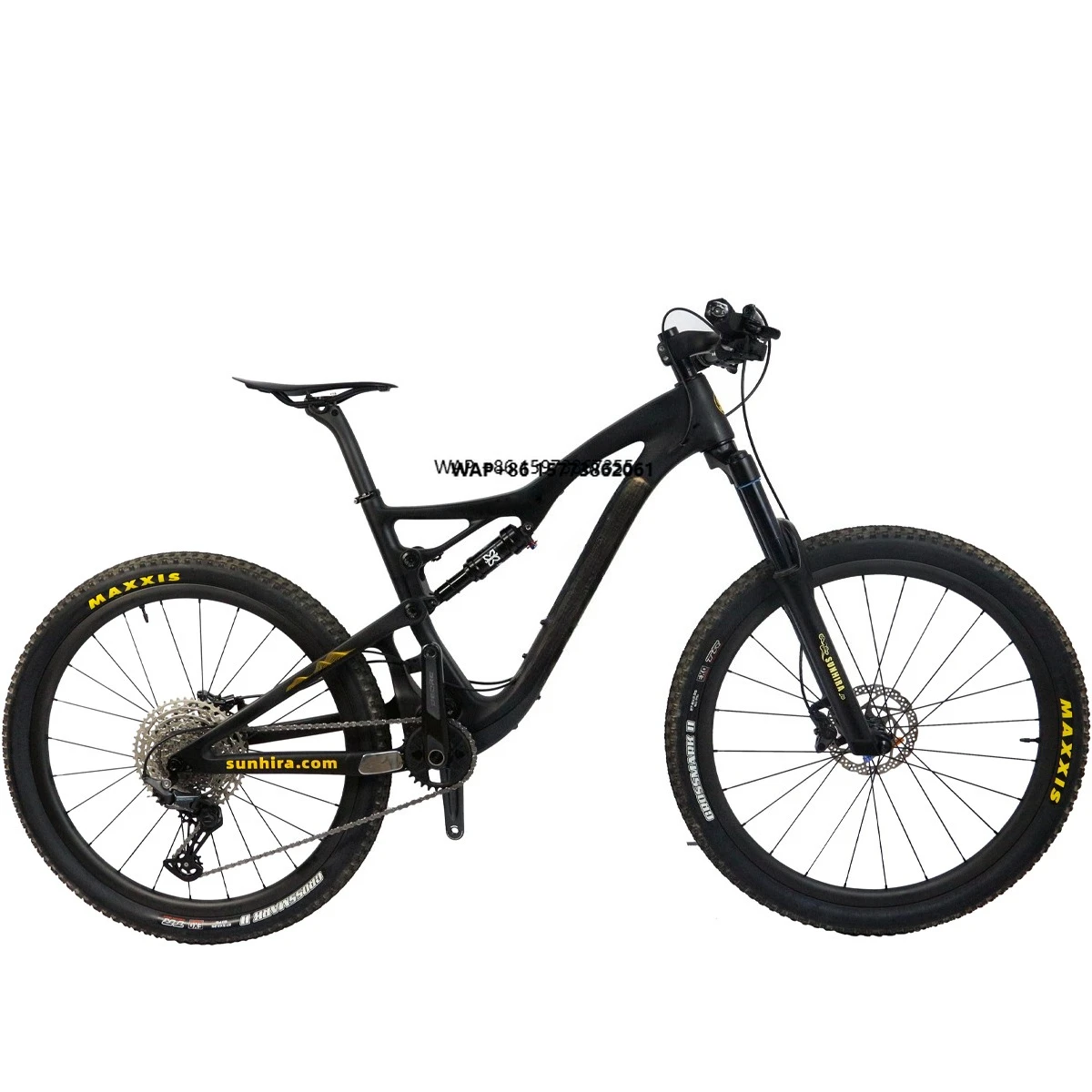 

MTB SUNHIRA@ Black Bull SH-M211 27.5inch 12Speed Carbon Full Suspension Mountain Bike