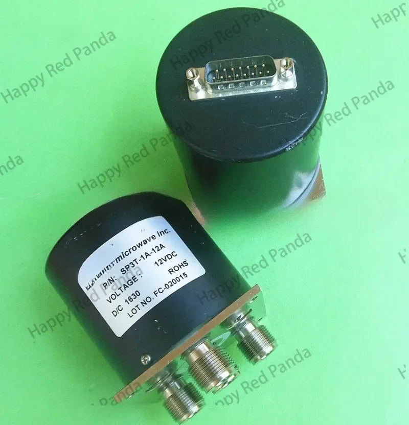 SP3T-1A-12A DC-12GHz 12V 200W  - 12 GHZ N rf coaxial microwave SP3T switch