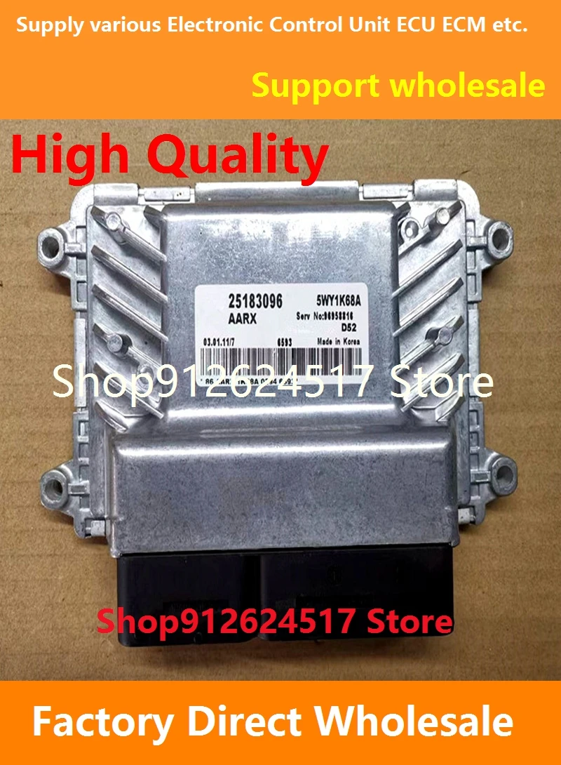 

ECU 25183096 5WY1K68A Engine Computer Board Compatible 25188564 5WY1J23A For Chevrolet Cruze Epica 25193024 5WY1V41A