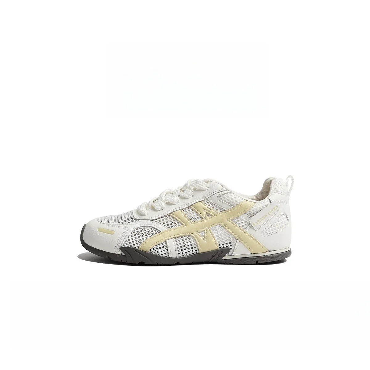 Thick-soled, Slim-Fit Mesh Training Shoes: Summer Elevated, Breathable Casual Sneakers
