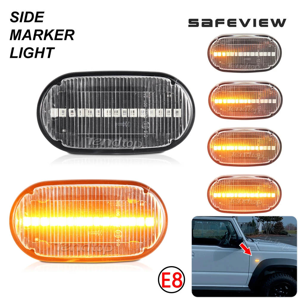 Dynamic Side Marker Light Turn Signal Indicator Repeater Blinker For Suzuki Jimny Sierra JB74W JB64W JB23W For Mazda