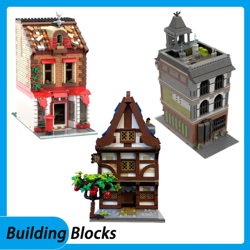 

Строительные блоки в сборе с мелкими частицами MOC-176311721 шт. 157391, строительные игрушки замка, стереоскопическая модель, подарки, головоломка D