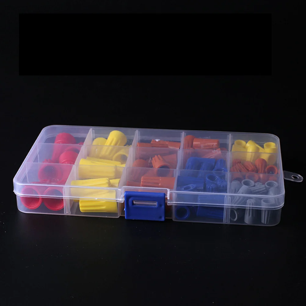 

102Pcs Rotating Screw Terminal Lugs Press Line Caps Wire Connectors for Electrical Wiring Home Lighting Terminal Lug