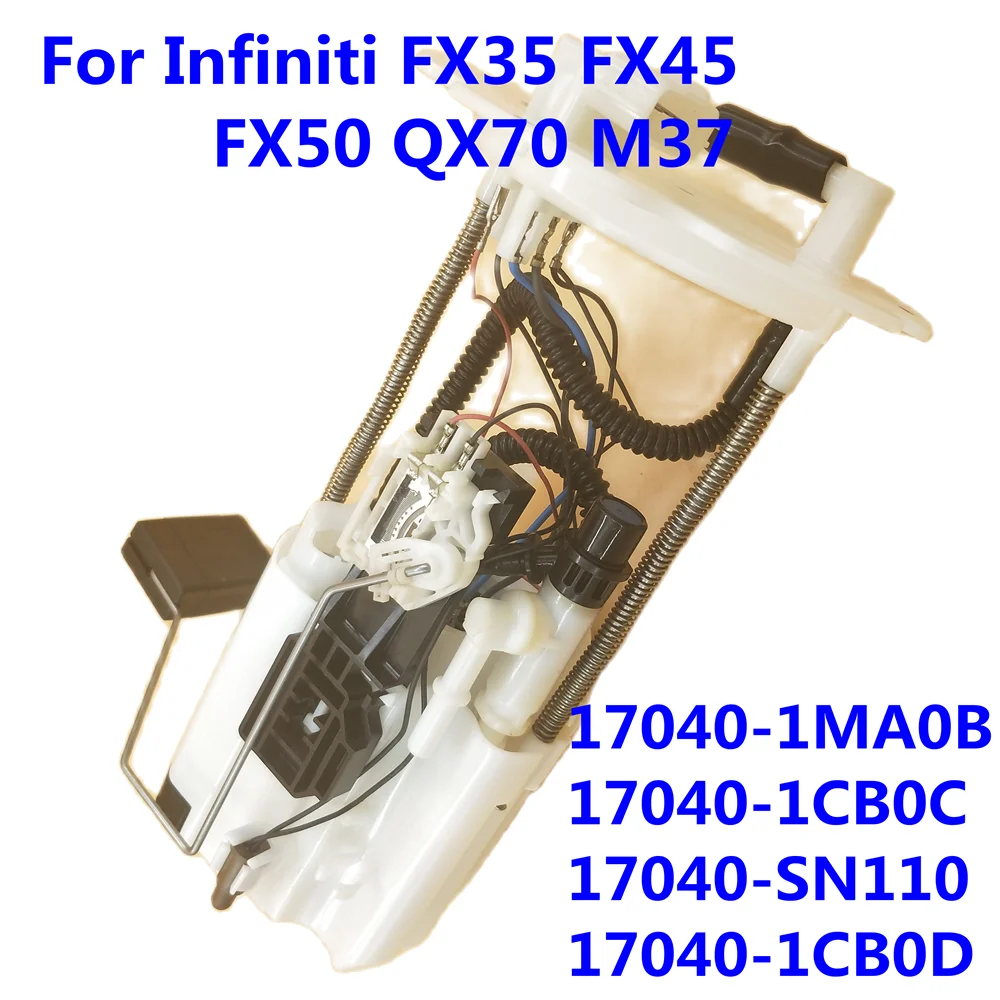 

JH Fuel Pump Assembly Fit For Nissan Infiniti FX35 FX45 FX50 Q40 Q60 QX70 M37 17040-1MA0B 17040-1CB0C 17040-SN110 17040-1NC0D