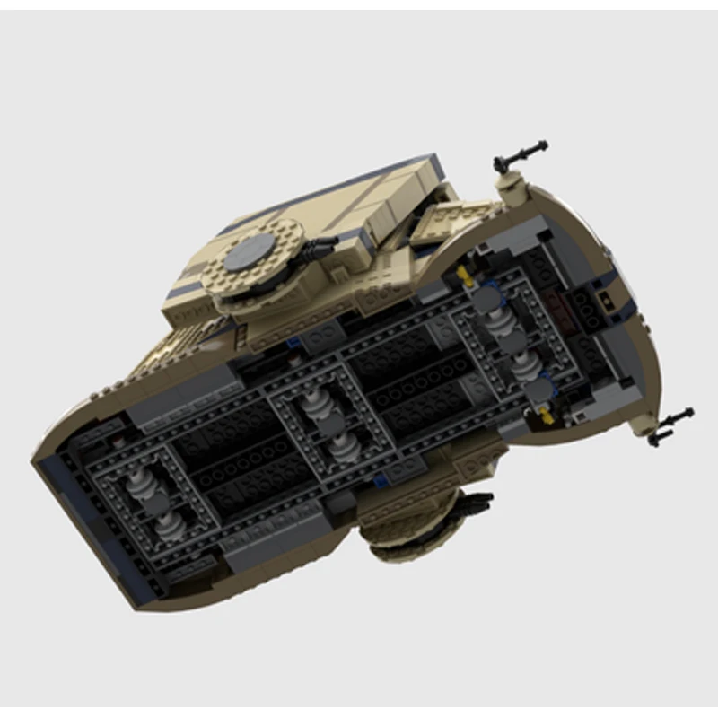 Space Robot Super Tank Fighter Model MOC Building Blocks Assembly Bricks Birthday Creative Collection Display Toys Gifts 1552PCS